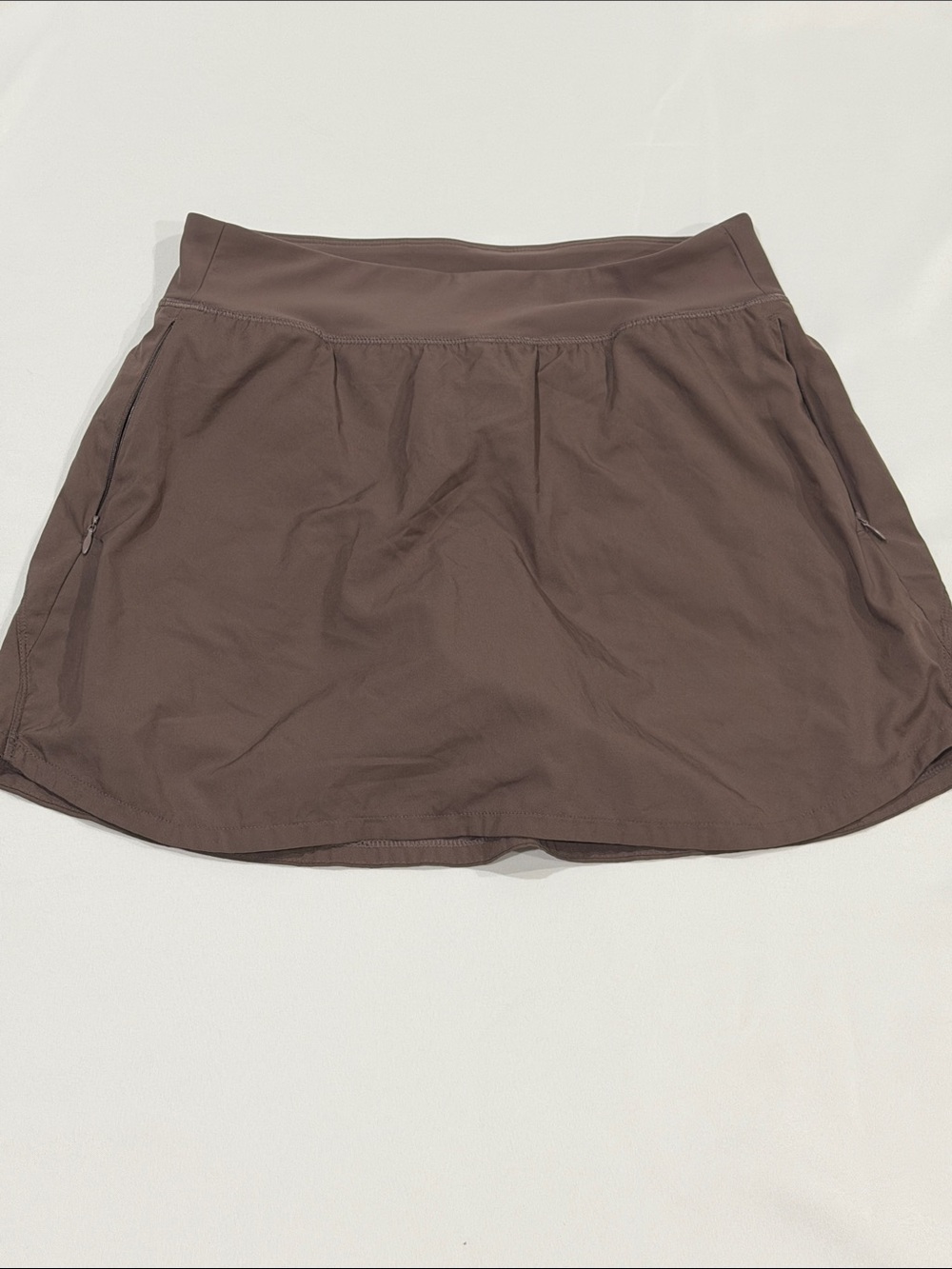 Women's Athletic Skort — Brown Performance Tennis & Training Shorts